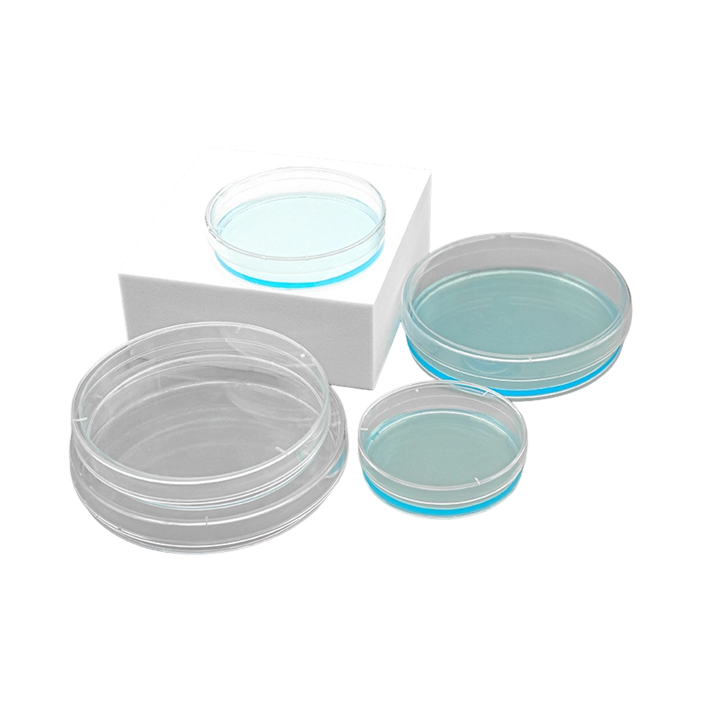Qiujing High Transparency Round Shape High-Quality Laboratories Petri Dish Para sa Bakterya Kultura